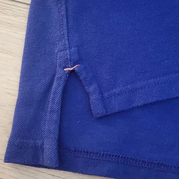 American Eagle Blue Collared Short Sleeve Polo Athletic Fit‎ Mens Medium - Picture 7 of 7
